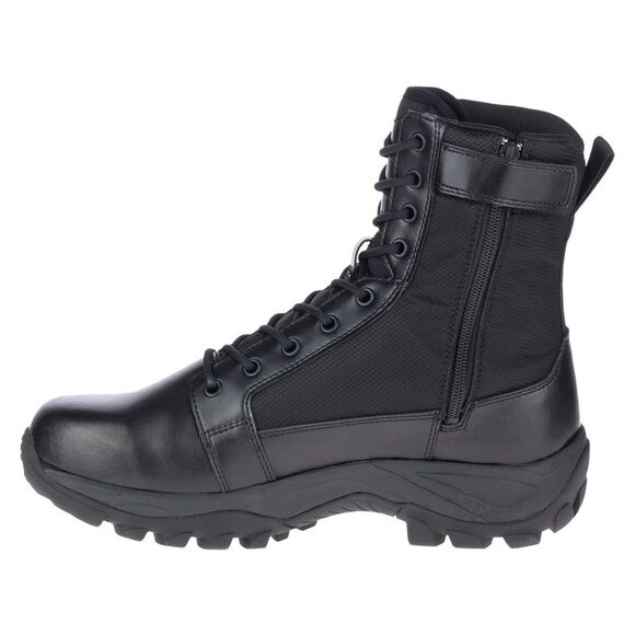 Bates Mens Fuse Side Zip Waterproof Black Boots (NWT) - Picture 3 of 5